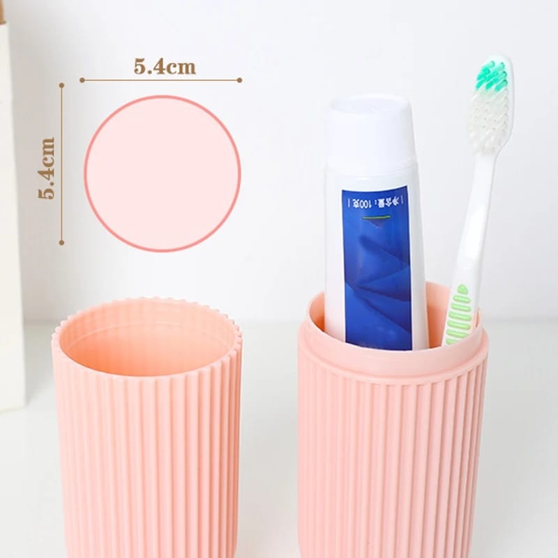 Portable Outdoor Travel Toothbrush Toothpaste Holder Storage Case Box - Tuzzut.com Qatar Online Shopping