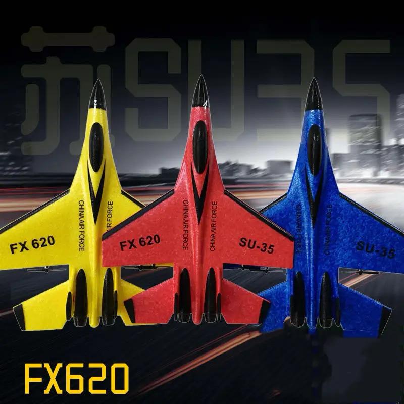 Fixed Wing Airplane Remote Control With LED Outdoor Toys RC Plane SU-35 - Tuzzut.com Qatar Online Shopping