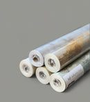 Marble Floor Peel and Stick | PVC Waterproof Self-Adhesive Vinyl Flooring Sticker | Wall Backsplash Tiles for Bathroom Bedroom Kitchen Living Room Home 45cm x 10m - Tuzzut.com Qatar Online Sh