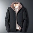 New Casual Jacket Men Padded Cotton Coat Plus Size Outerwear Windbreaker Lamb Warm Fleece Winter Jacket Oversize Wool Parka - S4707552 - Tuzzut.com Qatar Online Shopping