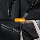New Casual Jacket Men Padded Cotton Coat Plus Size Outerwear Windbreaker Lamb Warm Fleece Winter Jacket Oversize Wool Parka - S4707552 - Tuzzut.com Qatar Online Shopping