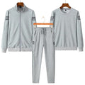 Hoodies+Jacket+Sweat Pants Spring And Autumn New Sweater Suit Men's Casual Sports Trend Three Piece Suit - S4774204 - Tuzzut.com Qatar Online Shopping
