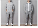 Hoodies+Jacket+Sweat Pants Spring And Autumn New Sweater Suit Men's Casual Sports Trend Three Piece Suit - S4774204 - Tuzzut.com Qatar Online Shopping
