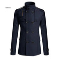 Trench Coat Men Winter Black Jacket Men's Wool Coat Casacos Casual Slim Men's Long Coat Abrigos Para Hombre  - S4777061 - Tuzzut.com Qatar Online Shopping