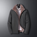New Casual Jacket Men Padded Cotton Coat Plus Size Outerwear Windbreaker Lamb Warm Fleece Winter Jacket Oversize Wool Parka - S4707552 - Tuzzut.com Qatar Online Shopping