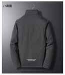 New Casual Jacket Men Padded Cotton Coat Plus Size Outerwear Windbreaker Lamb Warm Fleece Winter Jacket Oversize Wool Parka - S4707552 - Tuzzut.com Qatar Online Shopping