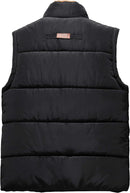 WIEAYUMEI Mens Gilet Fleece Body Warmers Winter Thick Vest Zip up Jacket Lightweight Warm Windproof Coats Outwear S4333058 - Tuzzut.com Qatar Online Shopping
