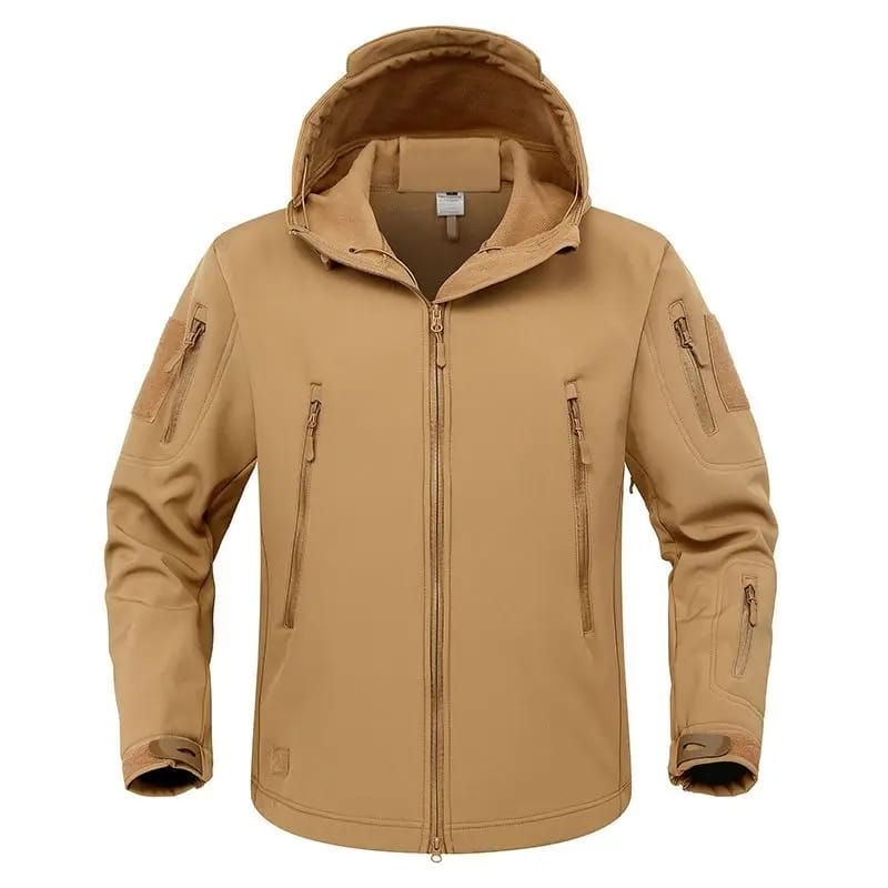 Outdoor Warm Shark Skin Soft Shell Special Tactical Training Plush Thickened Waterproof Windproof Jacket - S5206071 - Tuzzut.com Qatar Online Shopping