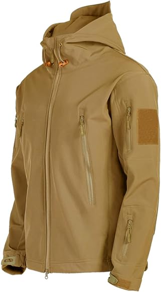 Outdoor Warm Shark Skin Soft Shell Special Tactical Training Plush Thickened Waterproof Windproof Jacket - S5206071 - Tuzzut.com Qatar Online Shopping