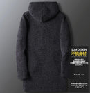 Men's Sweaters Coat Autumn Winter New Hot Warm Zipper Medium Long Cardigan Sweaters Man Casual Knitwear Sweatercoat Mens Clothes - S4115101 - Tuzzut.com Qatar Online Shopping