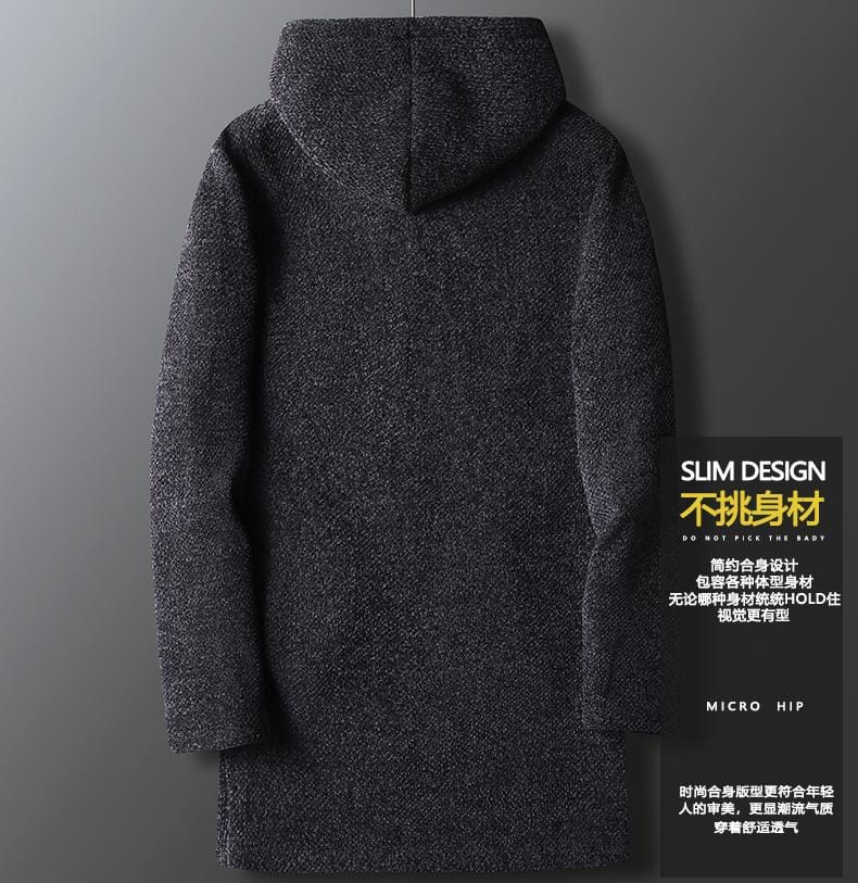 Men's Sweaters Coat Autumn Winter New Hot Warm Zipper Medium Long Cardigan Sweaters Man Casual Knitwear Sweatercoat Mens Clothes - S4115101 Men's Sweaters Coat Autumn Winter New Hot Warm Zipper Medium Long Cardigan Sweaters Man Casual Knitwear Sweatercoat Mens Clothes - S4115101
