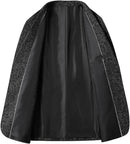 Jinda Men's Long Sleeve Suit Jacket Fashion Blazer Jacket Business Formal Casual Soft Notch Collar Blazer - S4169880 - Tuzzut.com Qatar Online Shopping