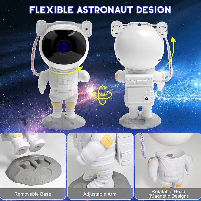 Astronaut Galaxy Star LED Projector Night Light With Remote Control - Tuzzut.com Qatar Online Shopping