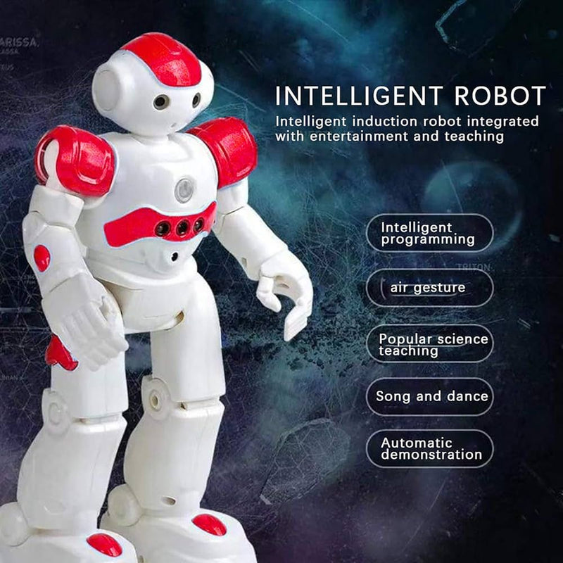 Smart Rc Robot Toy Infrared Sensor 2.4G Dance Sing Programming Remote Control For Kids