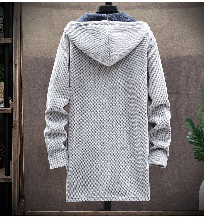 Men's Sweaters Coat Autumn Winter New Hot Warm Zipper Medium Long Cardigan Sweaters Man Casual Knitwear Sweatercoat Mens Clothes - S4115101 Men's Sweaters Coat Autumn Winter New Hot Warm Zipper Medium Long Cardigan Sweaters Man Casual Knitwear Sweatercoat Mens Clothes - S4115101