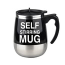 Self Mixing Stainless Steel Cup 400ml - Tuzzut.com Qatar Online Shopping