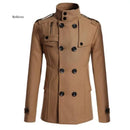Trench Coat Men Winter Black Jacket Men's Wool Coat Casacos Casual Slim Men's Long Coat Abrigos Para Hombre  - S4777061 - Tuzzut.com Qatar Online Shopping