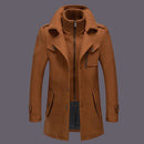 Men's Wool Peacoat Regular Fit Military Thick - S4181244 - Tuzzut.com Qatar Online Shopping