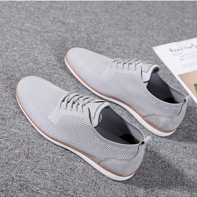 Men's Knitted Mesh Breathable Shoes CLR-05 - Tuzzut.com Qatar Online Shopping