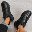 Men's Lace Up Non Slip Leather Outdoor Fashion Sneaker CLR-09 - Tuzzut.com Qatar Online Shopping