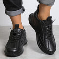 Men's Lace Up Non Slip Leather Outdoor Fashion Sneaker CLR-09 - Tuzzut.com Qatar Online Shopping