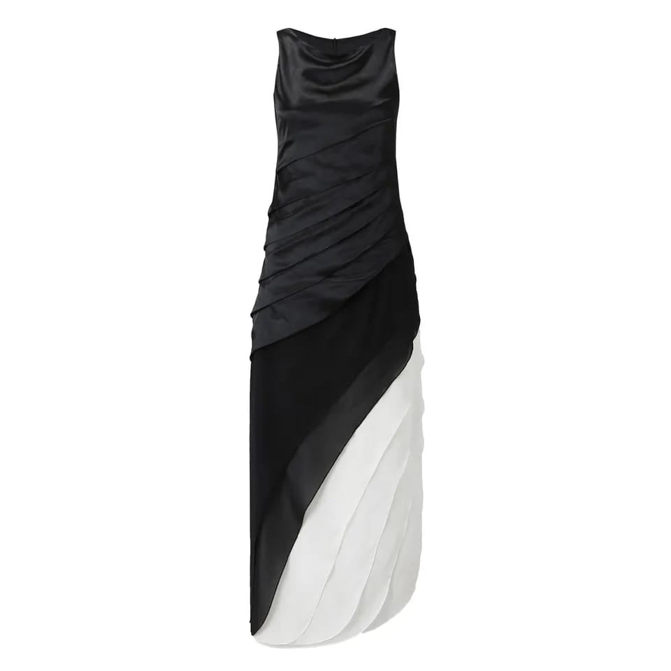 Formal Cocktail Up Pile Elegant Women Chiffon Dress M 008252802 Formal Cocktail Up Pile Elegant Women Chiffon Dress M 008252802