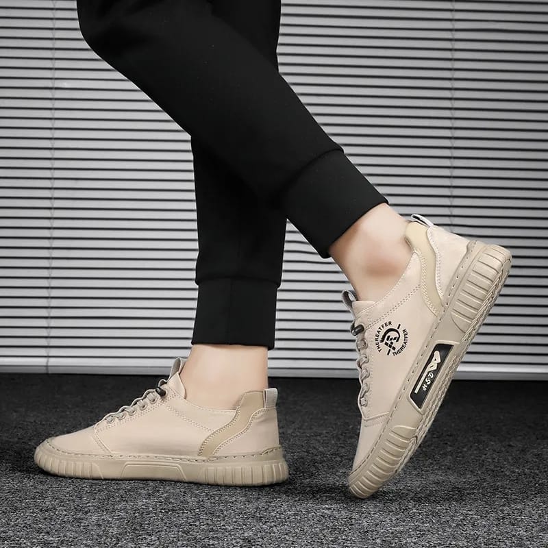 Men's Lace Up Casual Breathable Round Head Fashion Sneaker Men's Lace Up Casual Breathable Round Head Fashion Sneaker