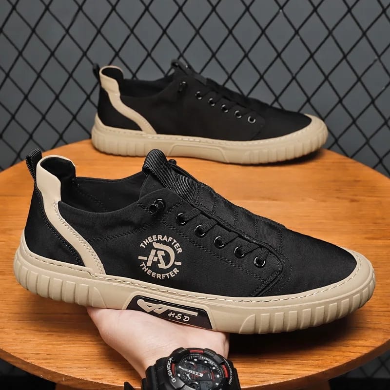 Men's Lace Up Casual Breathable Round Head Fashion Sneaker CLR-11 - Tuzzut.com Qatar Online Shopping