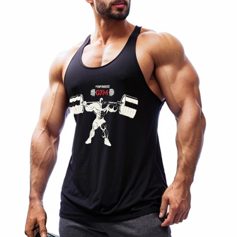 Gym Tank Top Men Fitness Clothing Mens Bodybuilding Tank Tops Summer Gym Clothing For Male Sleeveless Vest Shirt S834229 - Tuzzut.com Qatar Online Shopping