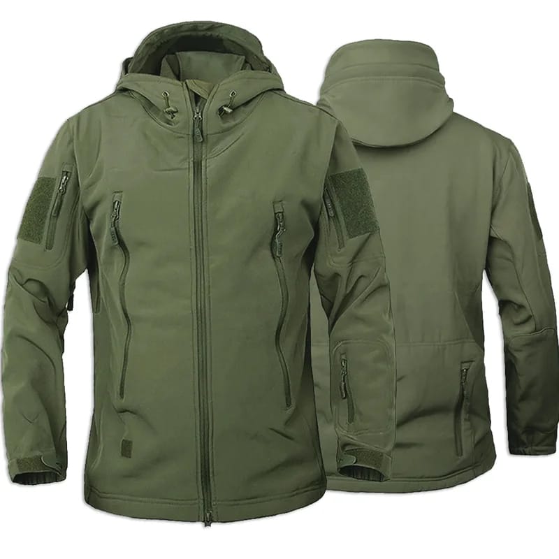 Outdoor Warm Shark Skin Soft Shell Special Tactical Training Plush Thickened Waterproof Windproof Jacket - S5206071 - Tuzzut.com Qatar Online Shopping