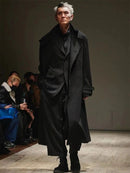 Chinese Tiger Remnant Dream Embroidery yohji yamamoto men homme Unisex overcoat XL S4806309 - Tuzzut.com Qatar Online Shopping