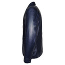 Men's Casual Genuine Leather Suit, Slim Fit, Uncoated Water Dyed, Vegetable Tanned Sheepskin, Coat, Outerwear, Japan Fashion - S4063144 - Tuzzut.com Qatar Online Shopping