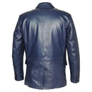 Men's Casual Genuine Leather Suit, Slim Fit, Uncoated Water Dyed, Vegetable Tanned Sheepskin, Coat, Outerwear, Japan Fashion - S4063144 - Tuzzut.com Qatar Online Shopping