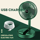 USB Rechargeable Telescopic Folding Fan - Tuzzut.com Qatar Online Shopping