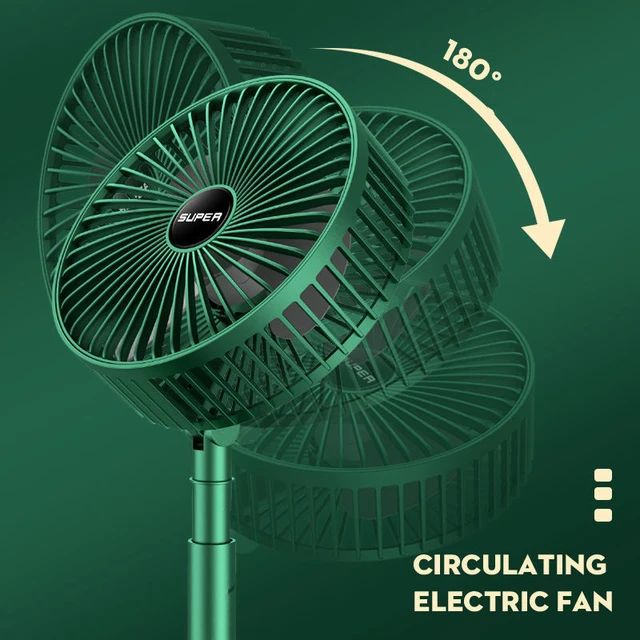 USB Rechargeable Telescopic Folding Fan USB Rechargeable Telescopic Folding Fan
