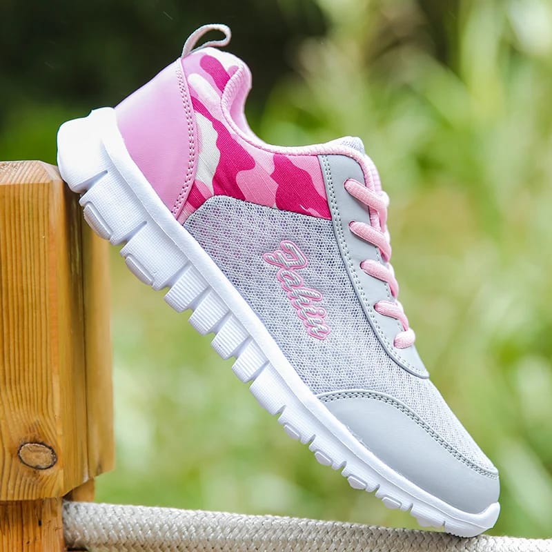 Fashion Brand Shoes for Women Sneakers Comfortable Breathable Mesh Light Female Casual Sports Women Shoes 42 - Tuzzut.com Qatar Online Shopping