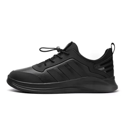 New styles black breathable sneakers casual men running walking shoe 43 - Tuzzut.com Qatar Online Shopping