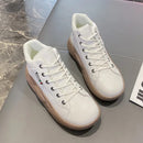 Autumn New Women's Vulcanize Shoes Winter Warm Fur Plush Ladies Lace Up Fashion Sneakers 36 - Tuzzut.com Qatar Online Shopping