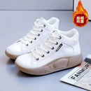 Autumn New Women's Vulcanize Shoes Winter Warm Fur Plush Ladies Lace Up Fashion Sneakers 36 - Tuzzut.com Qatar Online Shopping
