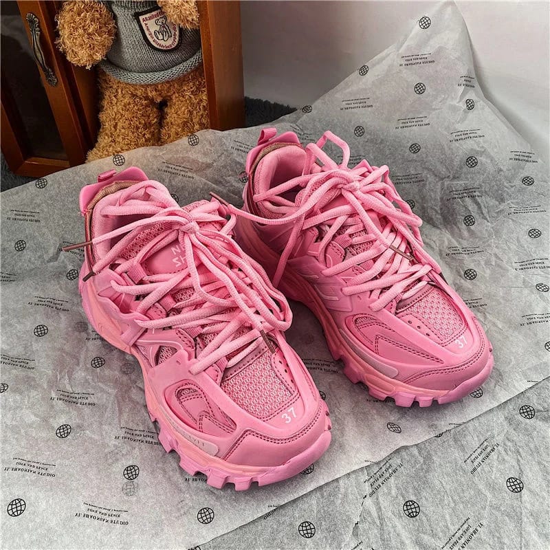 Sneakers Women Thick Bottom Blue Daddy Shoe 36 S332232 Sneakers Women Thick Bottom Blue Daddy Shoe 36 S332232
