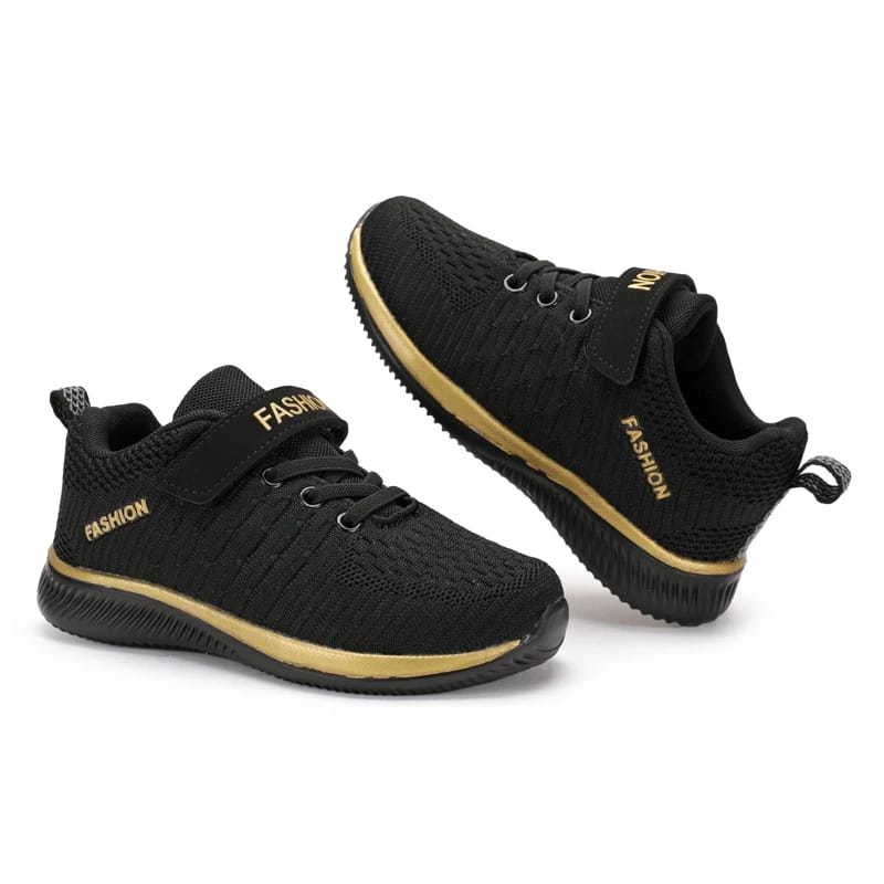 Platform Black Girls Boys Comfortable Children Casual Sneakers 35 - Tuzzut.com Qatar Online Shopping