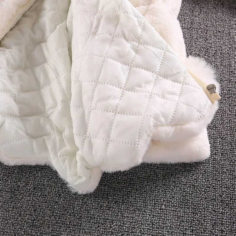 Baby Girls Jacket Autumn Winter Warm Faux Fur Coat For Girls 2-3 S4643572 - Tuzzut.com Qatar Online Shopping