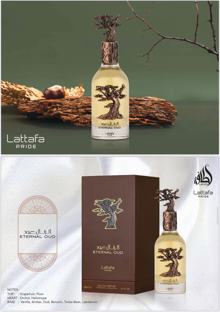 Eternal Oud EDP Perfume - 100ml (3.4 Oz) By Lattafa Pride Eternal Oud EDP Perfume - 100ml (3.4 Oz) By Lattafa Pride