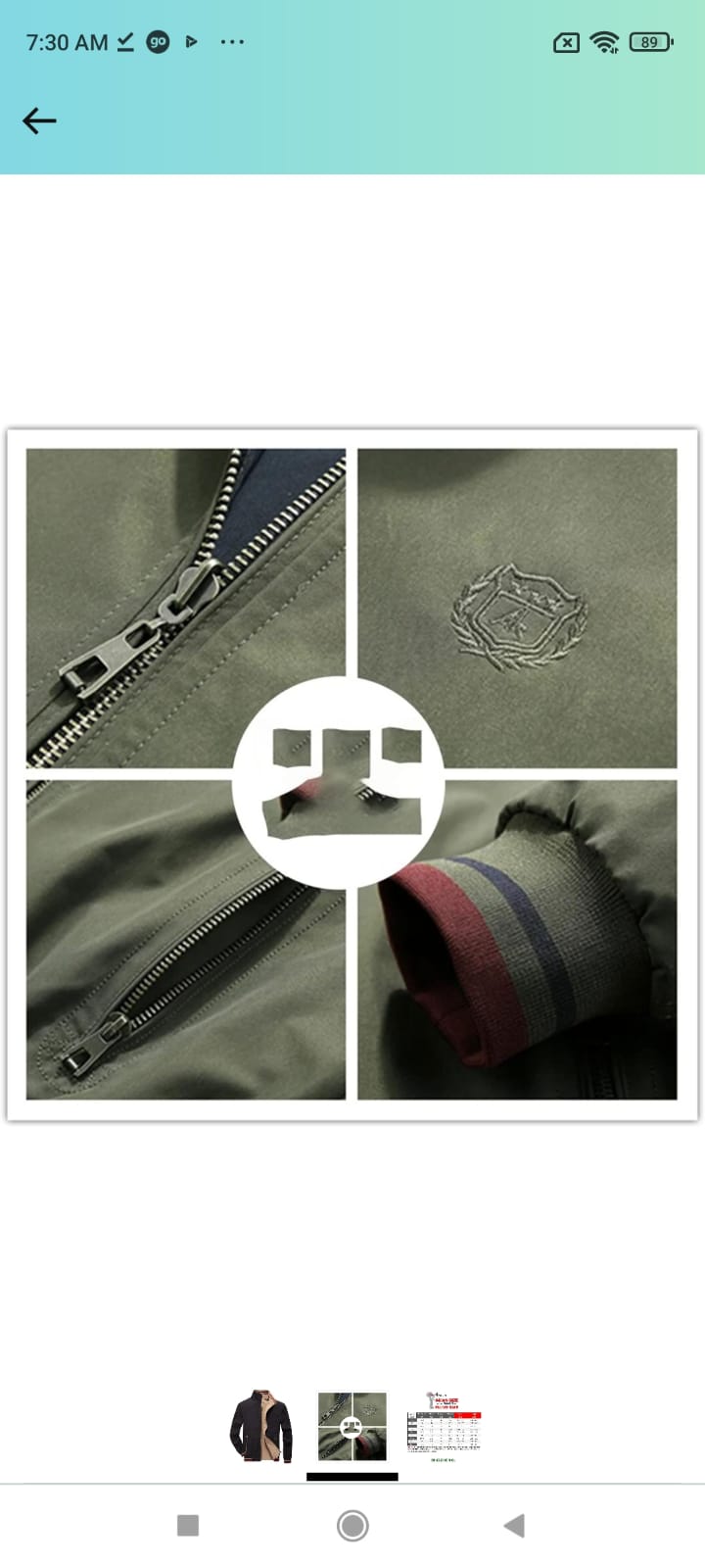Men's Windbreaker Double-sided Wear Jackets Men 3XL X1789254 - Tuzzut.com Qatar Online Shopping
