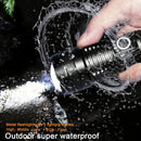 USB Rechargeable XHP50 LED Flashlight 18650 Zoom Aluminum Alloy Torch - FL673 - Tuzzut.com Qatar Online Shopping