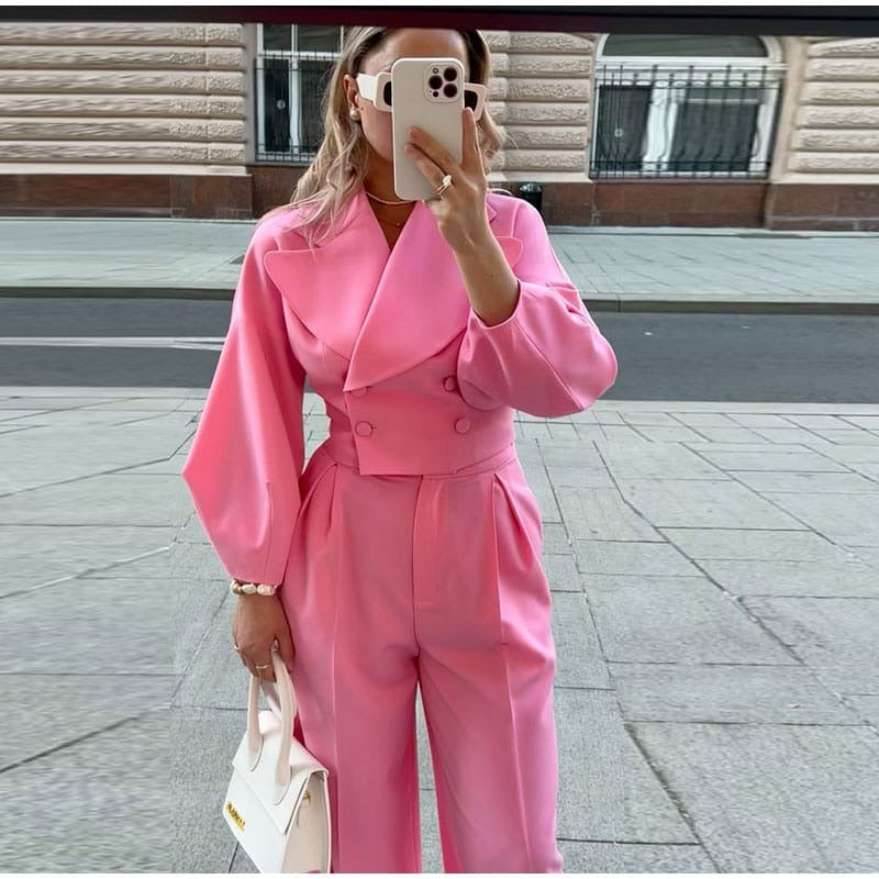 Women's Wool Coat Two-piece Set Autumn/Winter B-182746 Women's Wool Coat Two-piece Set Autumn/Winter B-182746