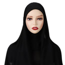 Chiffon Instant Hijab Scarfs Stretchable Shawl with Neck Cover - Tuzzut.com Qatar Online Shopping