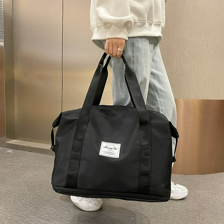 Waterproof Travel Bags for Women Foldable Travel Handbags Large Capacity Multifunctional Handbags X253163 - Tuzzut.com Qatar Online Shopping
