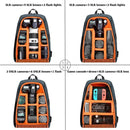 Camera Bag Outdoor Portable Waterproof Scratch Resistant Dual Shoulders Backpack Camera Bag S839943 - Tuzzut.com Qatar Online Shopping