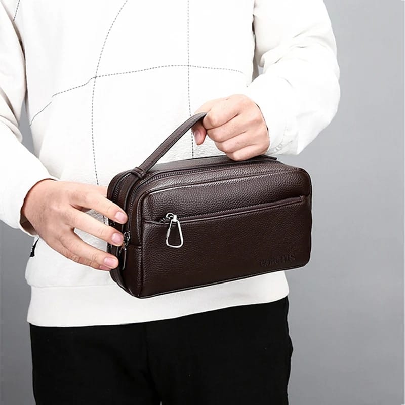 Top Quality Leather Business Men Clutch Bags X269418 - Tuzzut.com Qatar Online Shopping